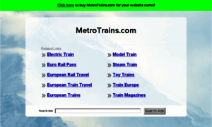 Metrotrains.com thumbnail