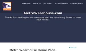 Metrowearhouse.com thumbnail