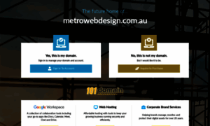 Metrowebdesign.com.au thumbnail