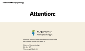 Metrowestneuropsych.com thumbnail