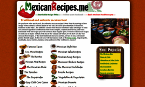Mexicanrecipes.me thumbnail