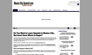 Mexico-city-spanish.com thumbnail