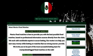 Mexico-fixed-matches.blogspot.com thumbnail