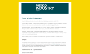 Mexicoindustry.com.mx thumbnail