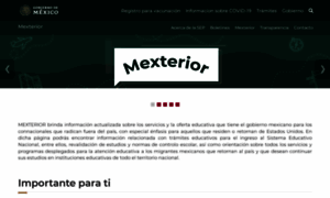 Mexterior.sep.gob.mx thumbnail
