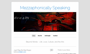Mezzaphonicallyspeaking.wordpress.com thumbnail