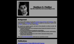 Mfinifter.github.io thumbnail