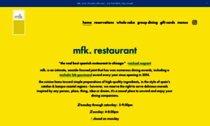 Mfkrestaurant.com thumbnail