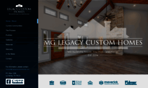 Mglegacycustomhomes.com thumbnail