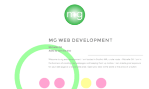 Mgwebdevelopment.com.au thumbnail