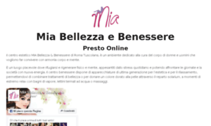 Miabellezzaebenessere.it thumbnail