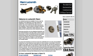 Miami--locksmith.com thumbnail