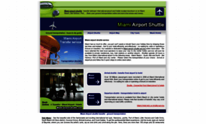 Miami-airport-shuttle.com thumbnail