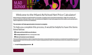 Miamiadschool.studentaidcalculator.com thumbnail