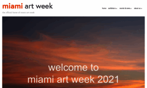 Miamiartweek.art thumbnail