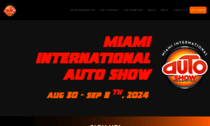 Miamiautoshow.net thumbnail