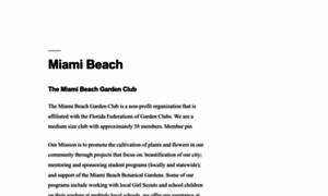 Miamibeachgardenclub.com thumbnail