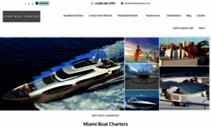 Miamiboatcharters.com thumbnail