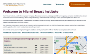 Miamibreastinstitute.com thumbnail