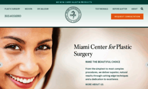Miamicenterforplasticsurgery.com thumbnail