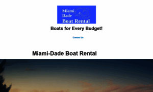 Miamidadeboatrentals.com thumbnail