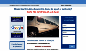 Miamifllimousines.com thumbnail