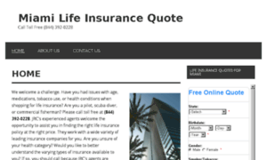 Miamilifeinsurancequote.com thumbnail