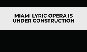 Miamilyricopera.org thumbnail