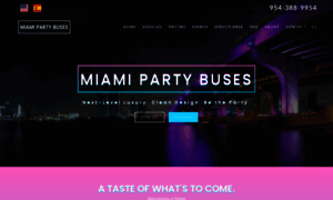 Miamipartybuses.com thumbnail