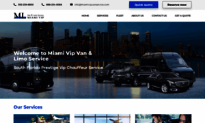 Miamivipvanservice.com thumbnail