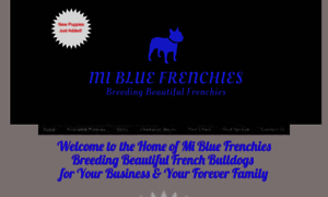 Mibluefrenchies.com thumbnail