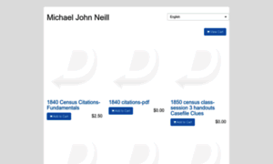 Michael-john-neill.dpdcart.com thumbnail