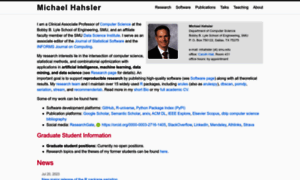 Michael.hahsler.net thumbnail
