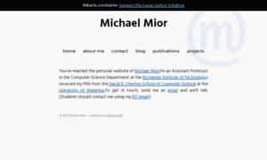 Michael.mior.ca thumbnail