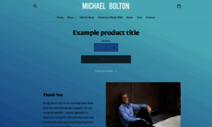 Michaelbolton.com thumbnail