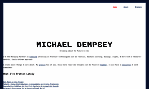 Michaeldempsey.me thumbnail