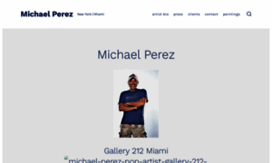 Michaelperez-artist.com thumbnail