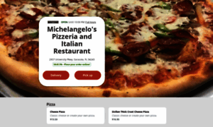 Michelangelospizzeriaanditalianrestaurant.com thumbnail