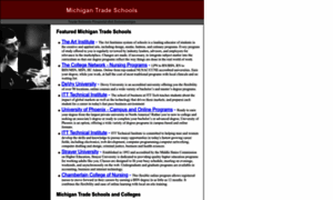 Michigan.trade-schools-directory.com thumbnail