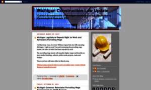 Michiganconstructionlaw.blogspot.com thumbnail