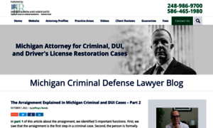 Michigancriminaldefenselawyerblog.com thumbnail