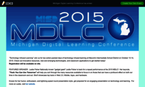 Michigandigitallearningconf2015.sched.org thumbnail