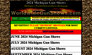 Michigangunshows.net thumbnail