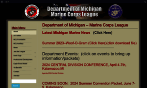 Michiganmarines.org thumbnail