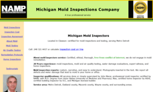 Michiganmoldinspectors.com thumbnail