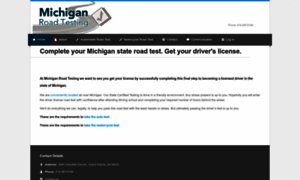 Michiganroadtesting.com thumbnail