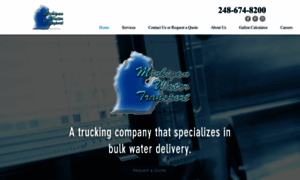 Michiganwatertransport.net thumbnail