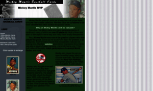 Mickey-mantle-baseball-cards.com thumbnail