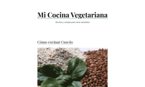 Micocinavegetariana.com thumbnail