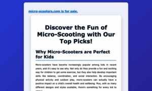 Micro-scooters.com thumbnail